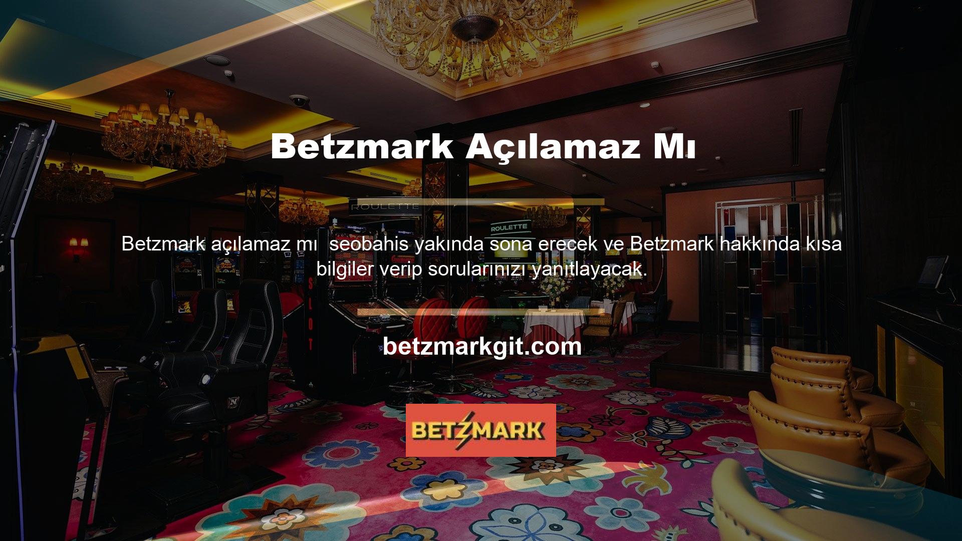 Güvenilir ve profesyonel bir bahis platformu olan Betzmark mevcuttur